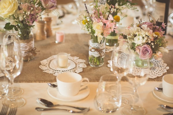 Wedding table layout