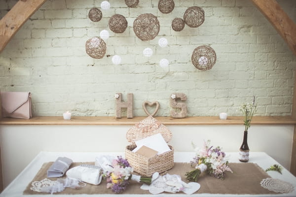 Wedding cards table