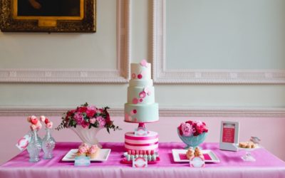 Pink and Mint Dessert Table Styling