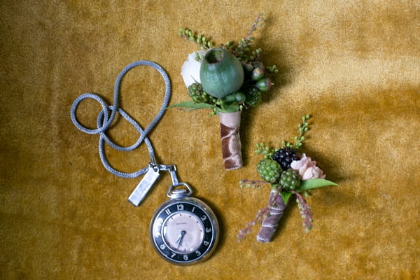 Pocket watch and buttonholes