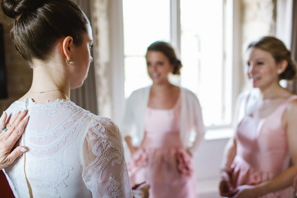 Bride in dress