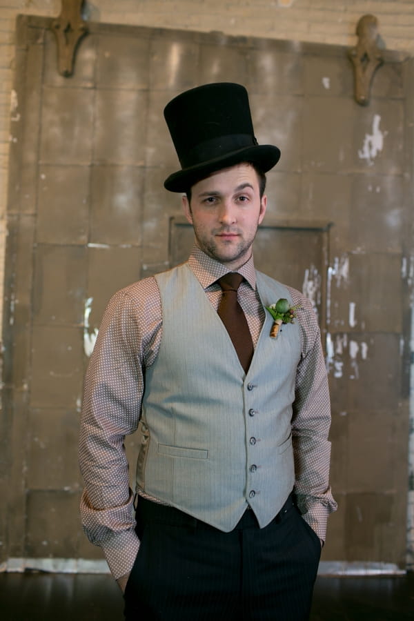 Groom with top hat