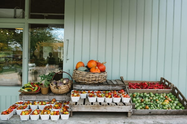 Fresh produce at Daylesford Farm