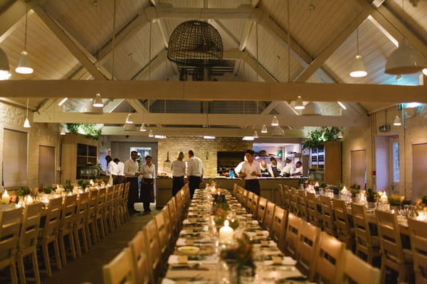 Wedding breakfast at Daylesford Farm