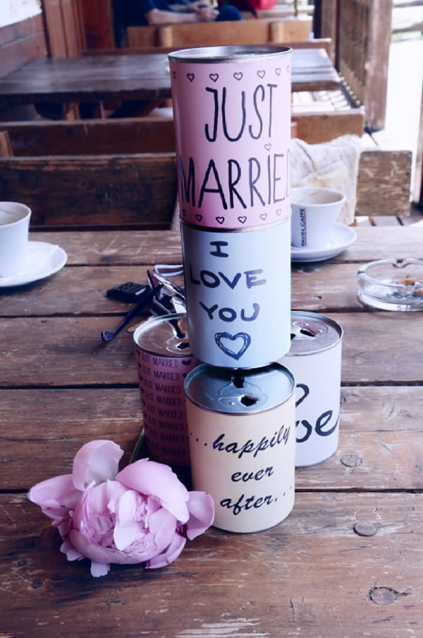 Just married cans