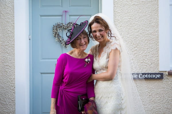 Bride and mother