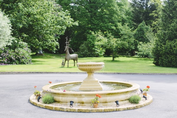 Fountain at Deer Park Country House Hotel