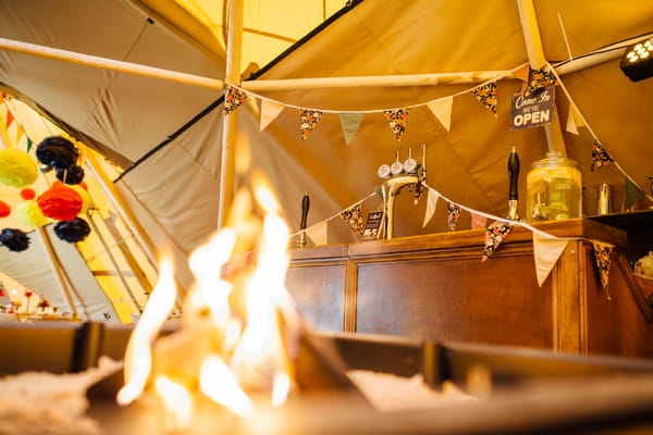 Bar in marquee