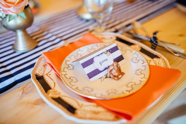 Wedding place setting