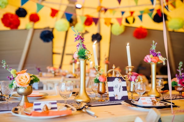 Wedding table display