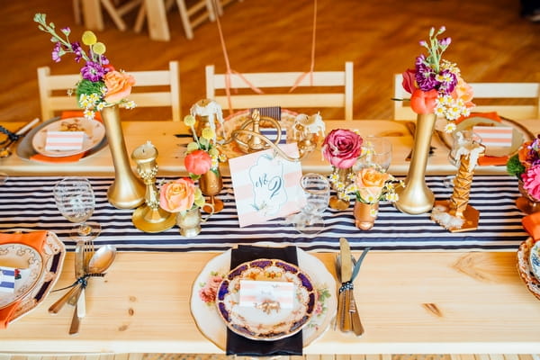 Wedding place setting