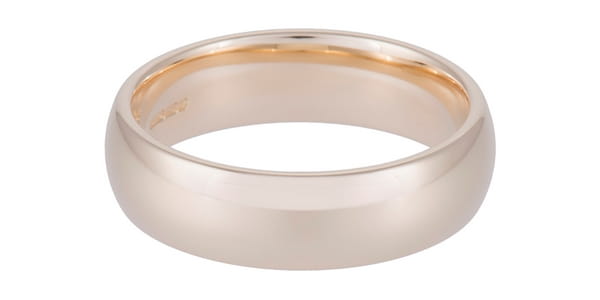 Gents 9ct Yellow Gold 6mm Heavy Court Wedding Band