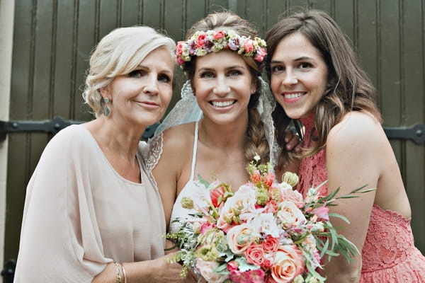 Bride and two ladies