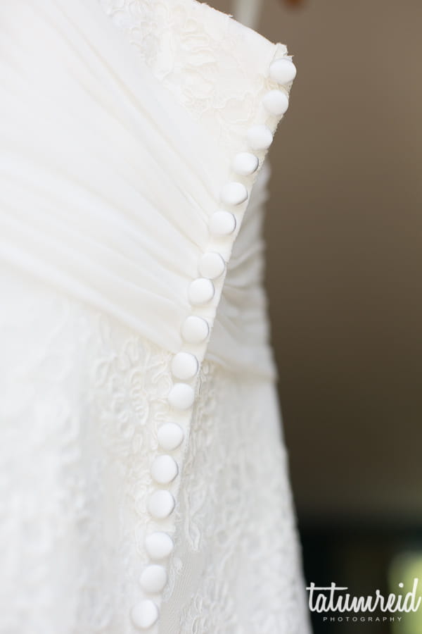 buttons on wedding dress