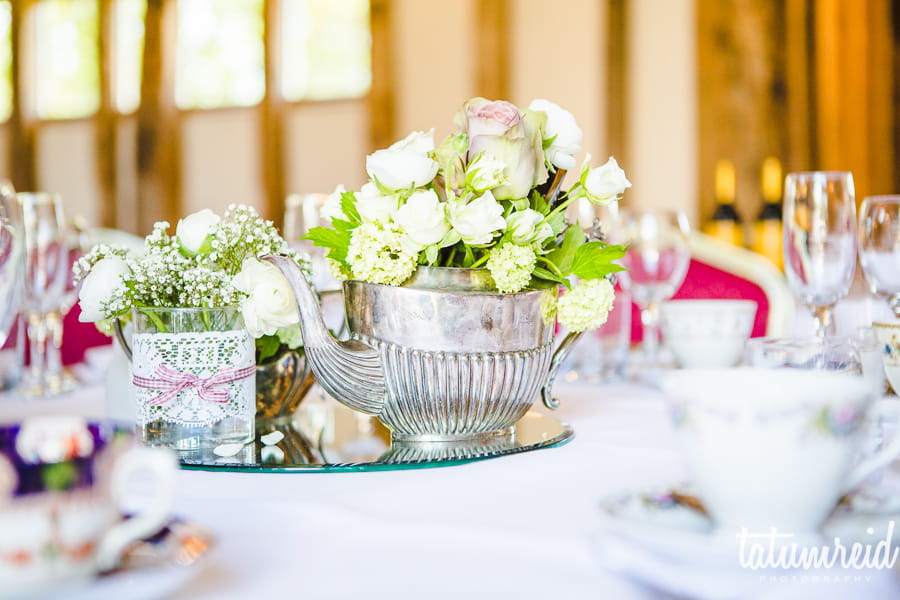 Wedding table centrepiece