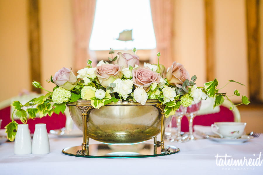 Wedding table centrepiece