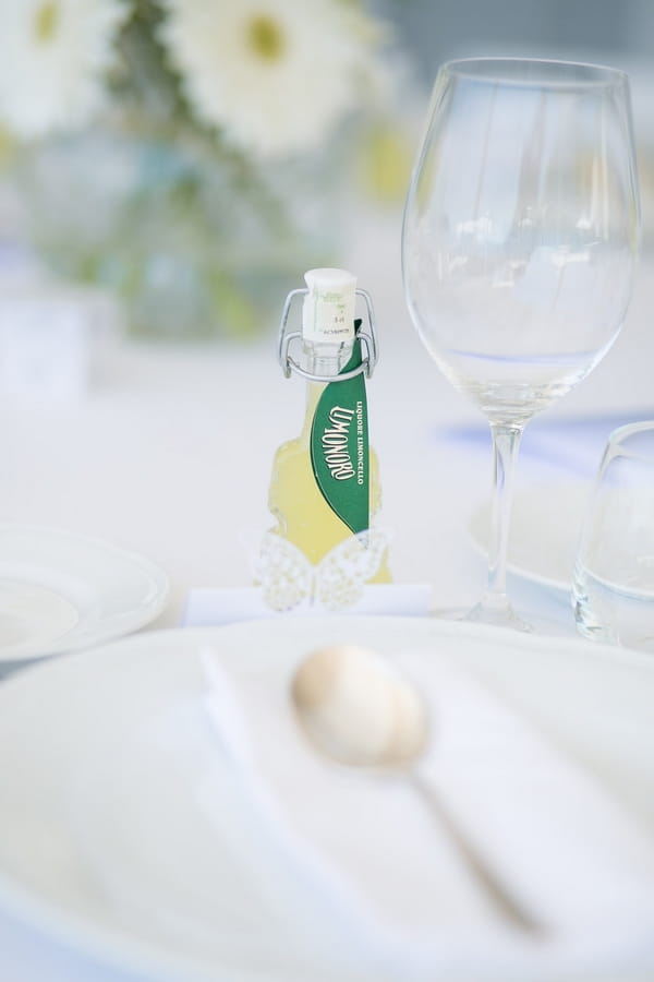 Wedding favour on table