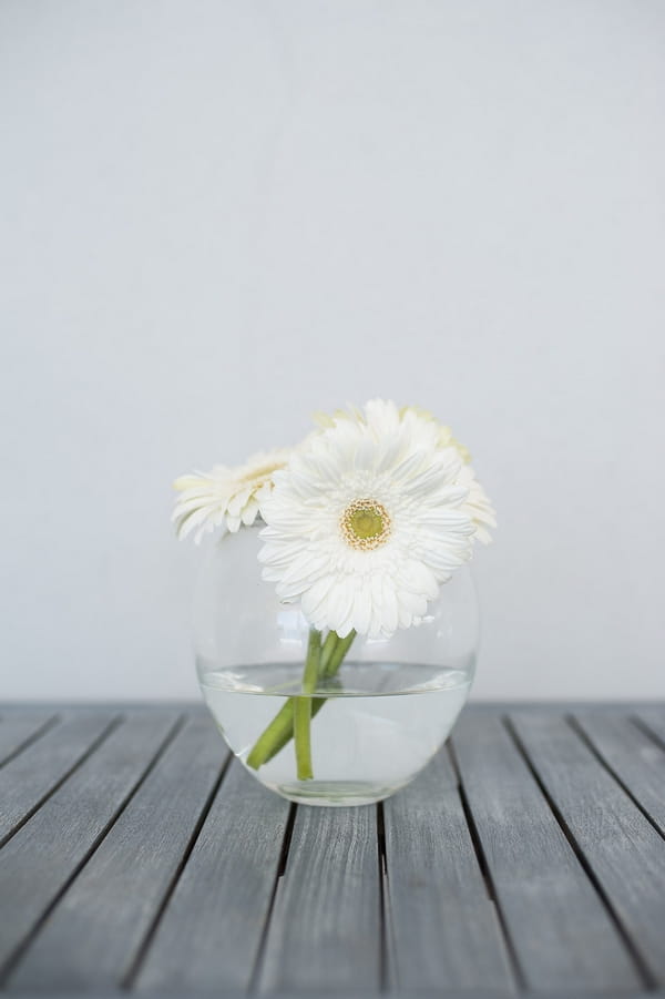 Flower in glass