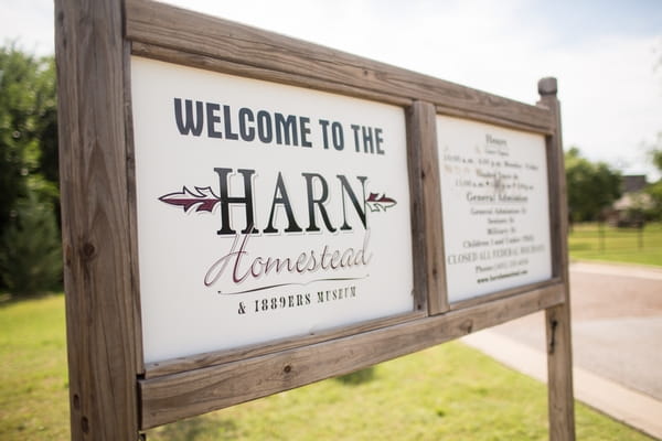 Harn Homestead sign