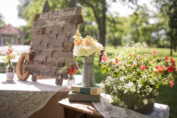 Flowers on table