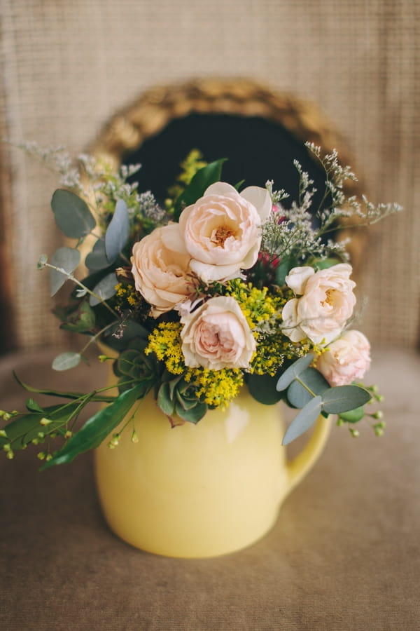 Flowers in teapot