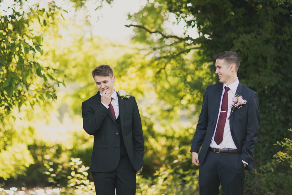 Groom and best man