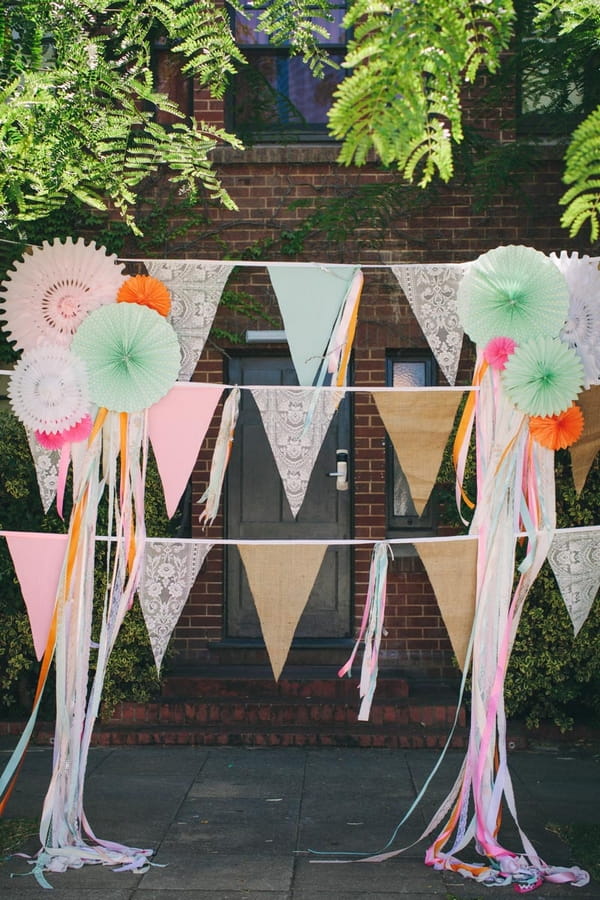 Wedding bunting