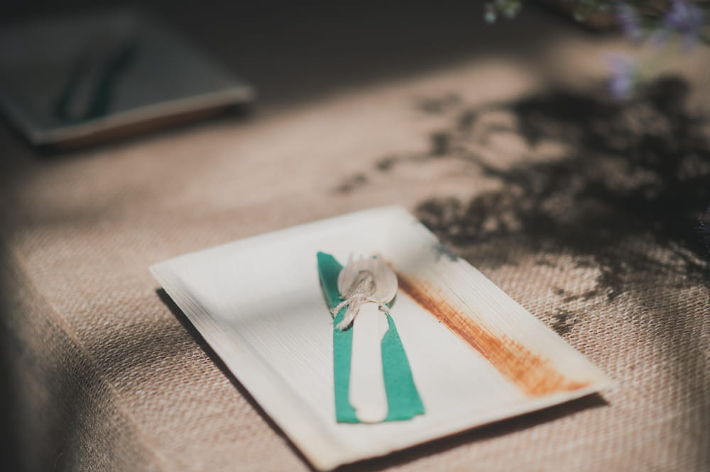 Wedding place setting