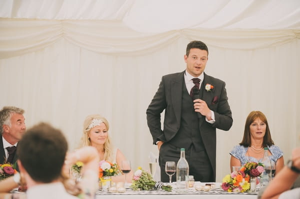 Groom speech