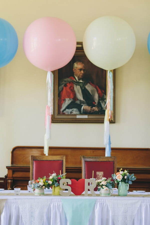 Wedding top table