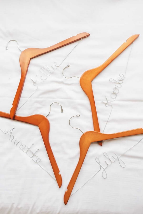 Personalised clothes hangers