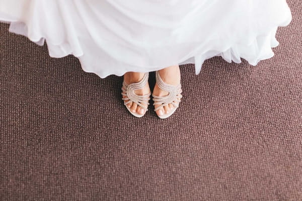 Bride's shoes