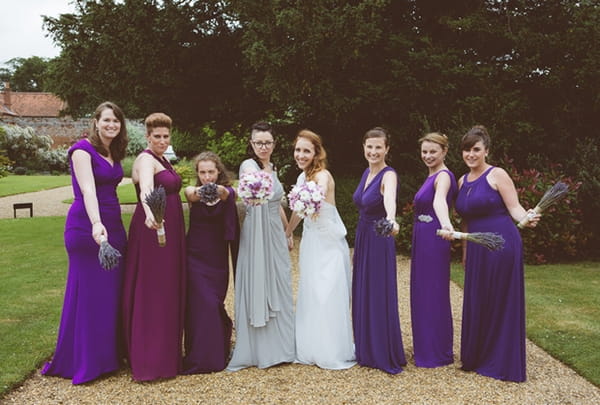 Brides and bridesmaids