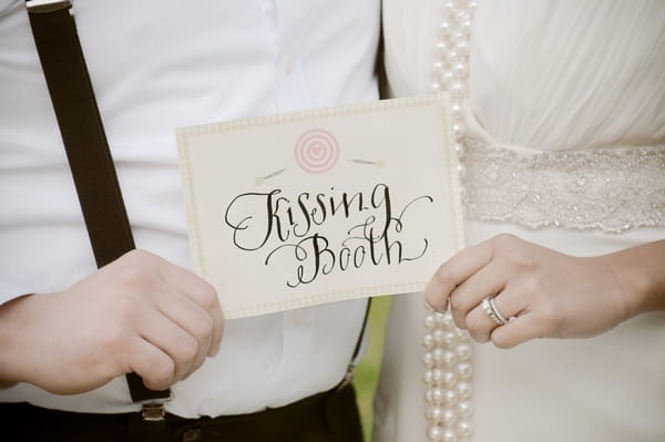 Kissing Booth sign