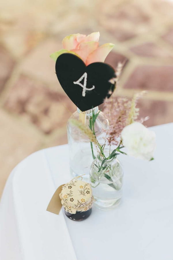 Wedding table number