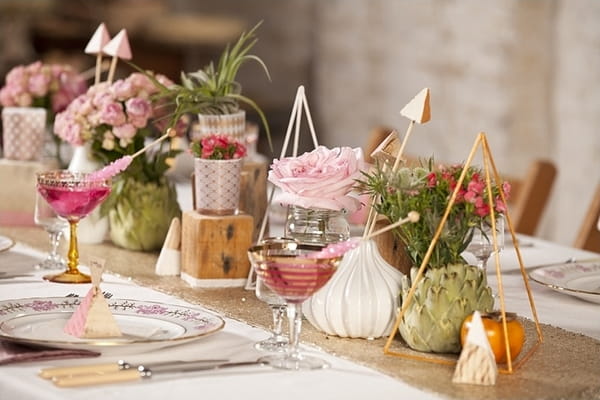 Wedding table layout