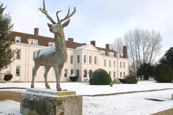 Gosfield Hall in Snow