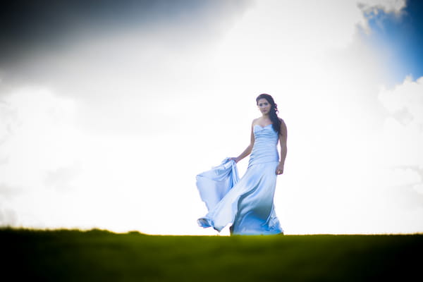 Bride on hill
