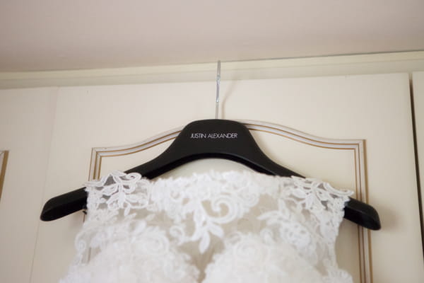 Hanger of wedding dress
