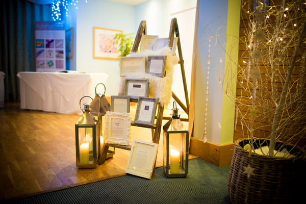 Picture frame wedding display