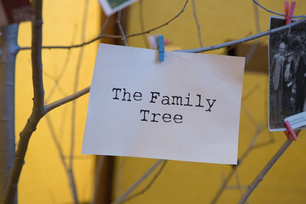 The Family Tree sign