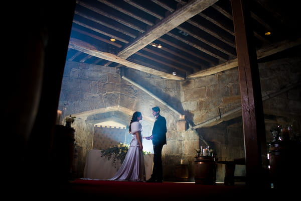 Wedding ceremony in Pendennis Castle