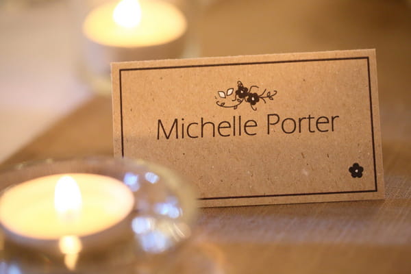 Wedding table name