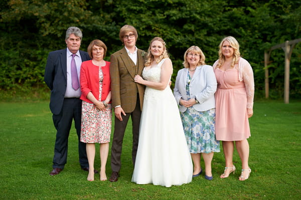 Wedding family shot