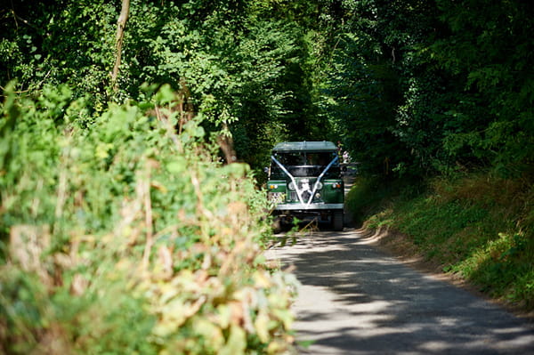 Land Rover wedding car