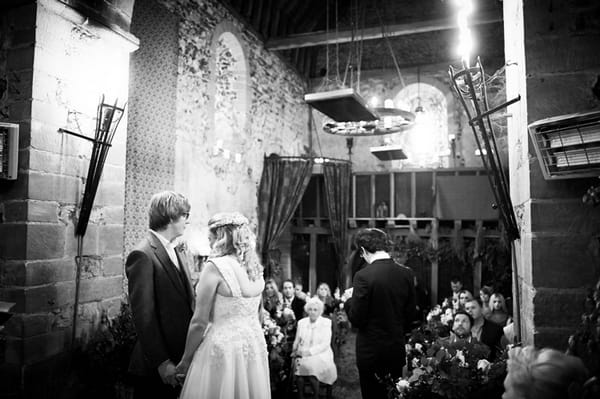 Wedding ceremony in church at The Lost Village of Dode