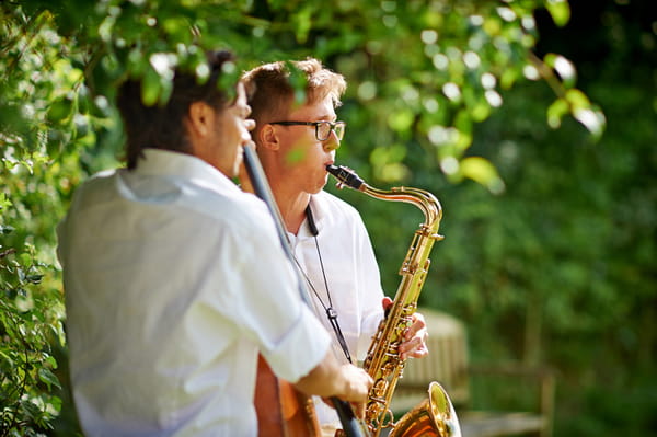 Wedding saxophonist