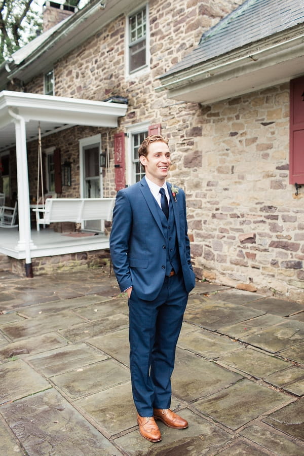 Groom waiting for bride