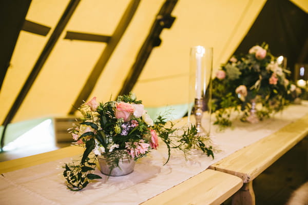 Flowers on table