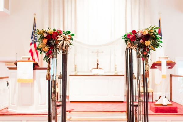 Wedding canopy in ceremony